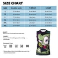 thumbnail image 6 of Cartoon Invader Zim Men's Tank Top Lightweight Summer Sleeveless Tee Shirt Muscle Tank Tops Workout T-Shirts Casual Athletic Undershirts, 6 of 7