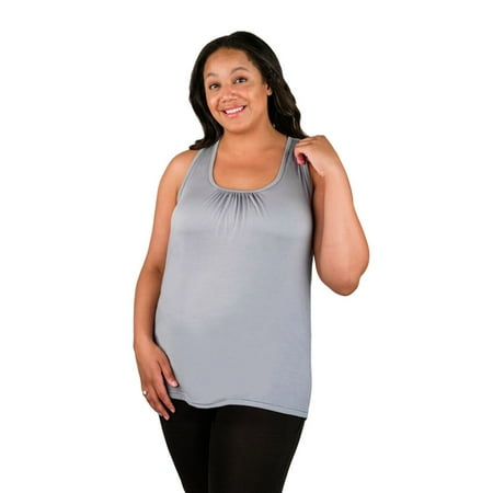 

Bamboobies Easy Access Nursing Tank Top Maternity Clothes for Breastfeeding