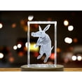 thumbnail image 3 of Unique 3D Engraved Crystal with Aardvark Design - Perfect Gift for Animal Lovers, 3 of 6