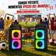 thumbnail image 2 of JYX Altavoz Portátil para Fiestas, Altavoz Bluetooth con 2 Micrófonos, Altavoz de Graves Profundos con Luz RBG, T37-T, 2 of 10