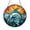 Acrylic 3.5 Inch, variant on Stained Glass Dolphin Sea Wave Window Hanging Art
