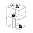thumbnail image 2 of Furinno Boyate Open Storage Sofa Side Table, End Table with USB and Type-C Charging Port, White, 2 of 6