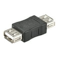 thumbnail image 1 of Conector de extensión USB a hembra de Uxcell, USB tipo A a USB tipo A hembra, negro 2 piezas, 1 of 3