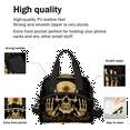thumbnail image 5 of Herdesigns Funny Insulated Lunch Bag for Women Men Adults Large Reusable Lunch Box Gothic Skull Leakproof Cooler Tote Bags with Adjustable Shoulder Strap, 5 of 7