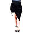 thumbnail image 4 of plus size black Skirt Casual Stretch WAISTED Made in USA 1X 2X 3X, 4 of 5