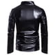 thumbnail image 4 of Chaqueta de piel y forro polar para hombre, chaqueta de moto, chaqueta de piel cálida Pompotops oipoqjl13710, 4 of 8