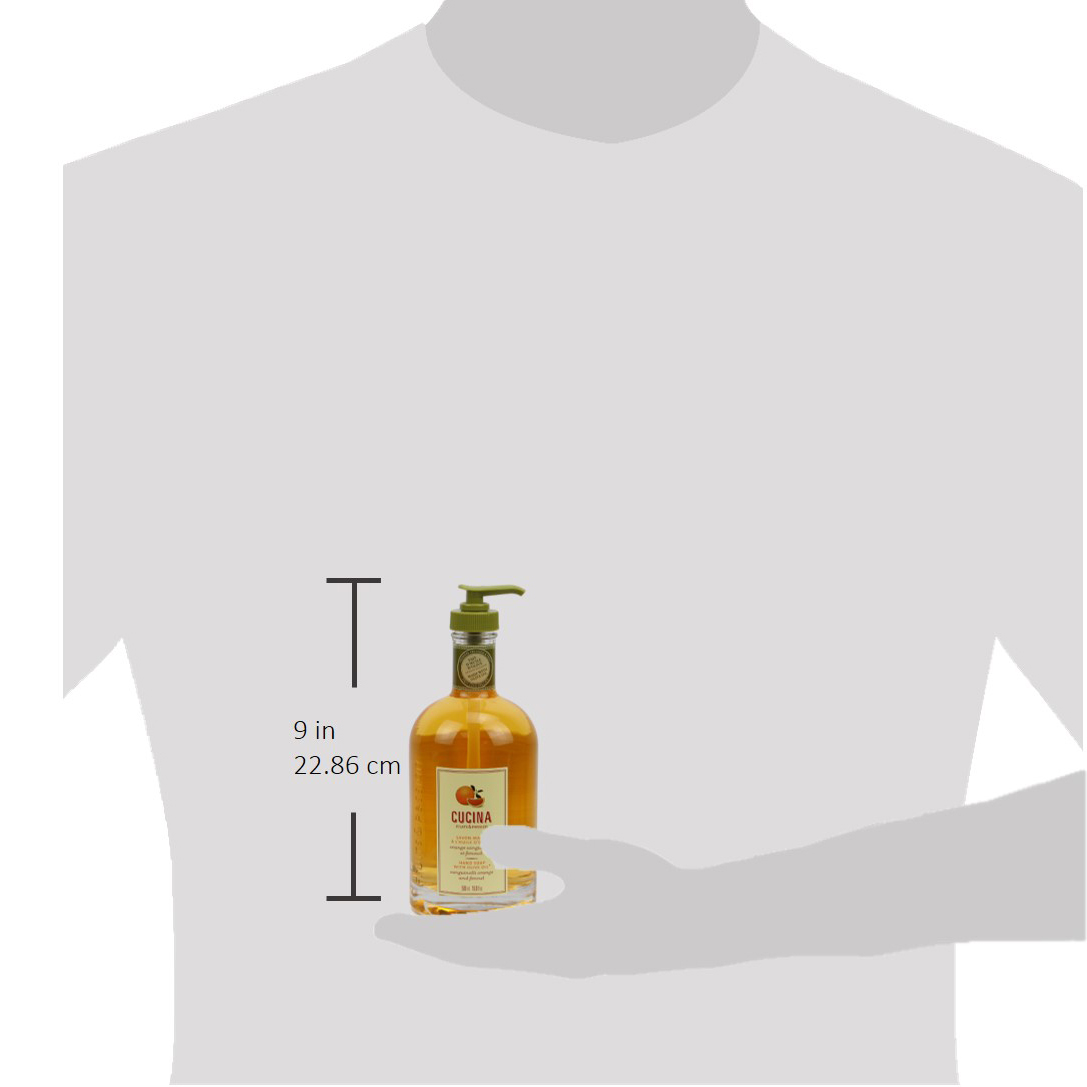 Cucina Sanguinelli Orange and Fennel Hand Soap 16.9oz/500ml - 2 Pack