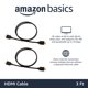 thumbnail image 2 of Cable HDMI Amazon Basics 4K Ultra HD de alta velocidad de 3 pies, paquete de 2, 2 of 5