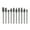 A, variant on 10Pieces Alloy Steel Rotary Burrs 1/8" Shank Double Cut Grinder Bits Milling Carving Head for Fine Grinding Applications