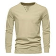 thumbnail image 1 of Blusa y camisa de manga larga con cuello vuelto para hombre, camisa formal de manga corta con solapa de color y estampado, blusa y camisa de manga larga con cuello vuelto y varios botones para hombre., 1 of 2