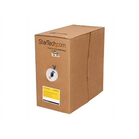 StarTech.com 1000ft CAT5e Ethernet Cable - Blue - Bulk Roll - Solid UTP Cable - CMR Rated - Box of CAT5e Network Wire Cable (WIRC5ECMR) - Bulk cable - 305 m - UTP - CAT 5e - solid - blue - for P/N: POEEXT2GAT  ST1000SPEXI  ST5GPEXNB  USB2001EXT2P  USB2001EXT2PNA  USB2001EXTV price history on PriceWatchPro