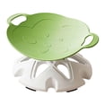 thumbnail image 2 of Silla giratoria infantil de fácil montaje, asiento de juego, juguete educativo sensorial para el desarrollo. Verde, 2 of 9
