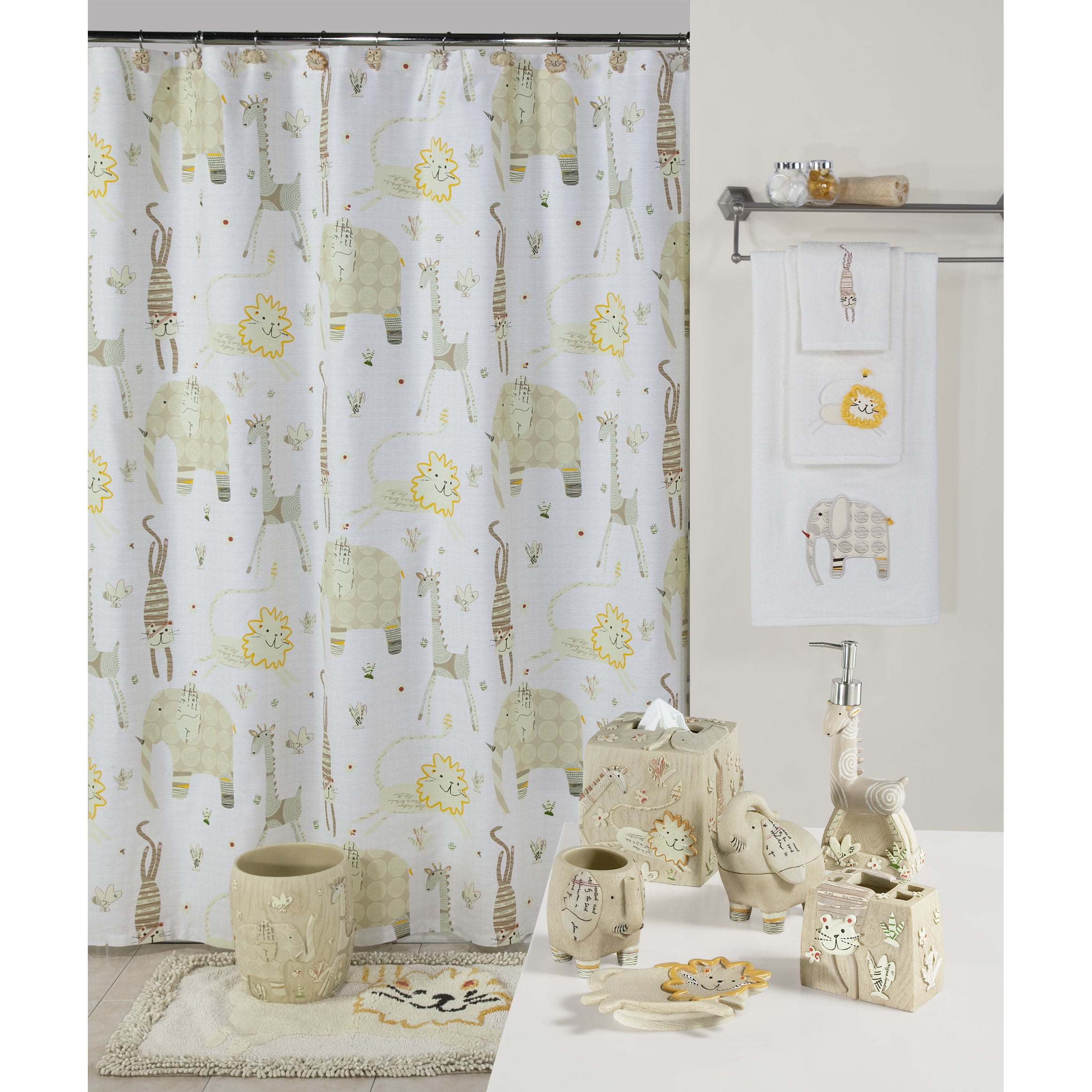 Creative Bath Products, Inc. Animal Crackers Bathroom Set