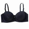 thumbnail image 2 of Antinious Womens Solid Panel Underwire C Cup Support Comfortable Everyday Bra, 2 of 5