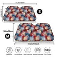 thumbnail image 3 of Daiia Hawaiian Style Windshield Sun Shade for Car SUV Truck ( ), Car Sun Shade Windshield, Car Shades for Front Windows, Sunshade for Car Windshield, 3 of 7