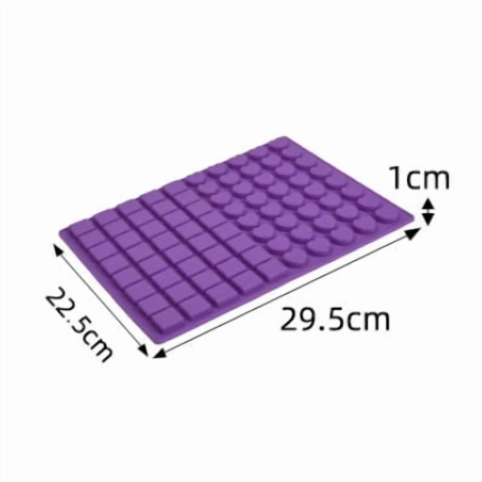 Creative 80 Grid Silicone Ice Cube Mold - DIY Square Ice Ball Maker for Home Use Multifunctional food mold