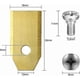 thumbnail image 2 of Set of 45 titanium blades for Husqvarna Automower, Gardena, Yardforce robot lawn mower (3 g - 0.75 mm) + 45 screws, 2 of 5