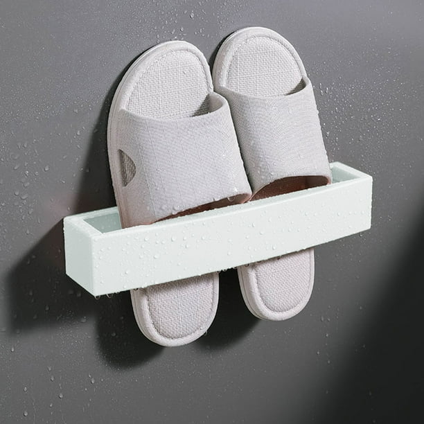Fiudx Perchero para Zapatillas, Diseño de Pared, Organizador Compacto, Ideal para Baño y Aseo, Fácil Instalación Adhesiva, Retráctil para Varios Tamaños, 27,5 X 5 X 5 Cm.