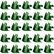 thumbnail image 1 of 20 piezas Clip de fijación de hebilla cruzada de 20mm conector de planta de enrejado de jardín, Clip de hebilla de plástico de ratán de flores para tubos de soporte de estacas de jardinería, 1 of 5
