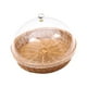 thumbnail image 2 of Cesta de pan artesanal con tapa, organizador de ratán natural, elegante frutero. 35cmx22cm, 2 of 9