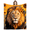 Lion, variant on Floral Leopard Blanket Gifts for Women Mom Teachers Birthday,Soft Lightweight Leopard Throw Blankets for Bedding Couch Sofa 50×40 Inch