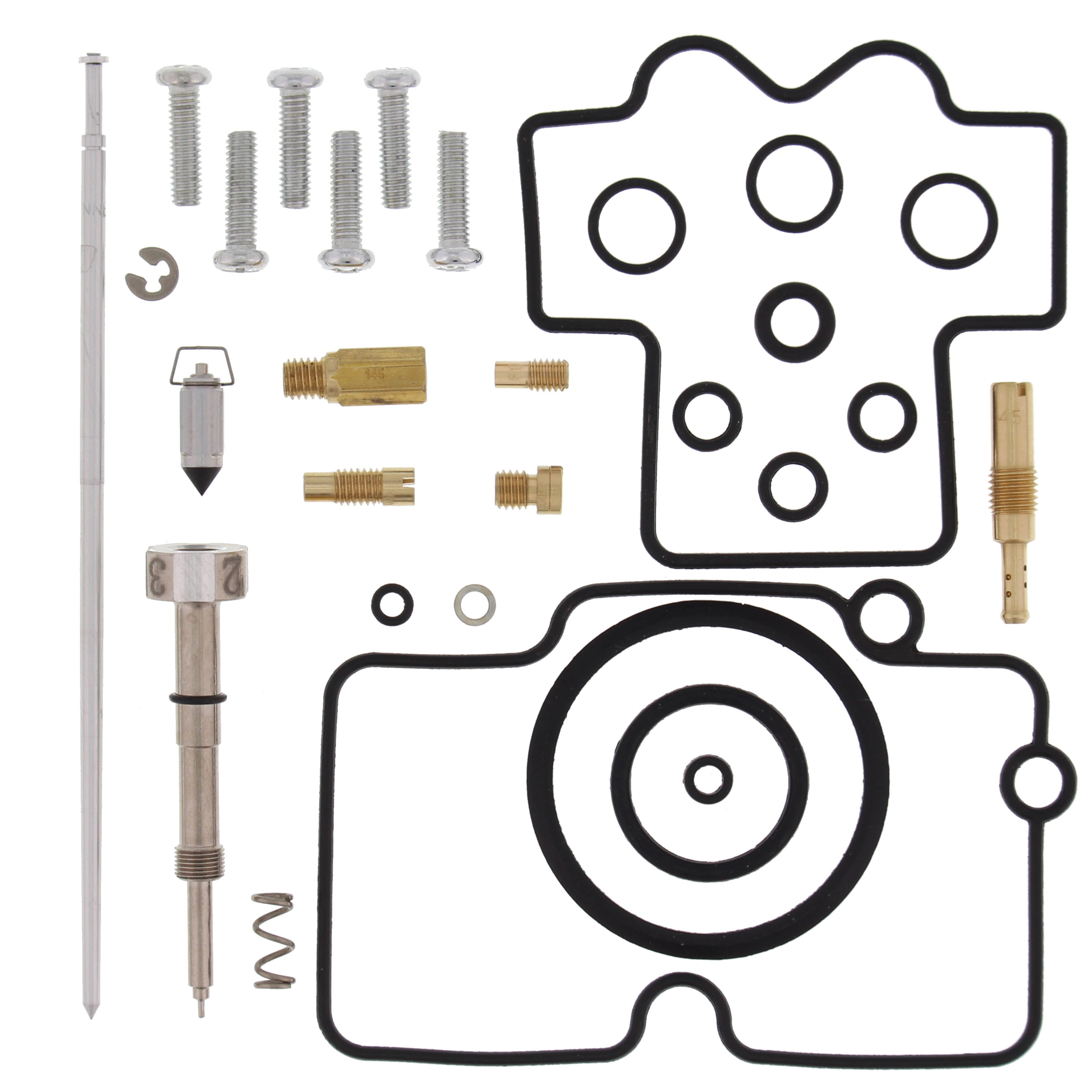 New 2008-2009 Honda TRX450R Complete Carburetor Carb Repair Rebuild Kit 