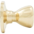 thumbnail image 3 of Tulip Door Knob, Dummy (Non-Turning) Latch, Polished Brass by Stone Harbor Hardware, 3 of 3