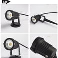thumbnail image 5 of Focos LED redondos IP65, impermeables, COB, lámpara de techo de aluminio, foco de luz para cocina, ducha, baño, iluminación interior y exterior, 5 of 5