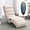 Beige, variant on CARZZI LIFE Chaise Lounge Chair Indoor, Linen Upholstered Massage Chair with 5 Modes, Ergonomic Electric Recliner Chair, Modern Long Lounger for Office Bedroom or Living Room (Orange)