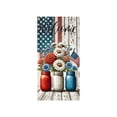 thumbnail image 2 of 70.87x35.43 Inch Polyester Independence Day Door Cover， Patriotic Front Door Banner with Rope for 4th of July Anniversary Celebration Home Decor, 2 of 6