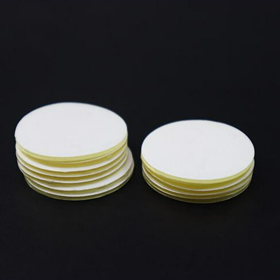 HONITANO Round Double Sided Tape 20Pcs Clear Adhesive Tearable for Vehicle Use