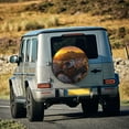 thumbnail image 4 of Kdxio Lizard With Sunglasses Sunset for Tire Cover Wheel Protectors Tyre Covers Weatherproof Wheel Covers Universal Fit for Trailer Rv SUV Truck Camper Travel Trailers 17 inch, 4 of 5