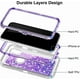 thumbnail image 2 of for iPhone XR Glitter Case for Girls Bling Liquid Defender 10r Shell for Women Heavy Duty Shockproof Full Body Protective Hard PC Bumper Soft TPU Back, 2 of 4