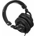 thumbnail image 4 of TASCAM Premium Foldable Recording Mixing Home Studio Headphones - Black - 1 Pair Bundle, 4 of 5