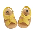 thumbnail image 1 of Fortune Summer Baby Girl Sandals Breathable Solid Color Soft Sole Shoes Prewalker, 1 of 9