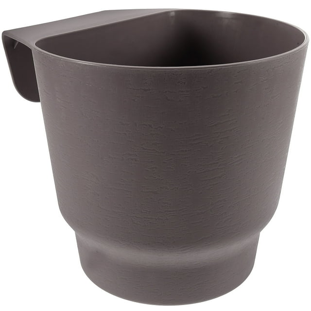 AURARMLET Maceta Colgante Para Barandal De Jardín Color Plástico Resistente Y Decorativa