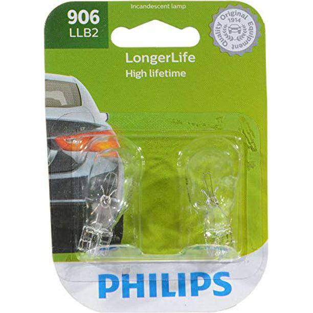 Philips Lighting 906 LongerLife Miniature 2 Pack,906LLB2 - Walmart.com