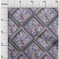 thumbnail image 2 of oneOone Polyester Spandex Medium Purple Fabric Floral Sewing Craft Projects Fabric Prints By Yard 56 Inch Wide, 2 of 4