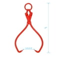 thumbnail image 3 of Faitaliicy 25" Skidding Tongs Log Lifting Tool Heavy Duty Steel Lumber Skidding Tongs With Ring Jaw Opening Dragging Log Lifting Tongs For Log Lifting Handling Dragging Carrying, 3 of 6