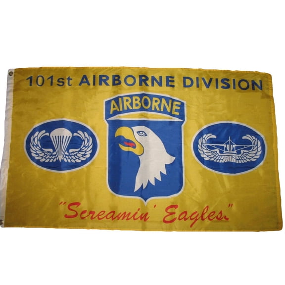 3x5 Yellow 101st Airborne Division Screamin' Screaming Eagles Flag 3'x5' Banner