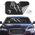 thumbnail image 2 of Balery I Need More Space Print Car Windshield Sun Shade,Windshield Sunshade for Car Pickup Truck SUV Accessories-Small, 2 of 7