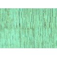 thumbnail image 1 of Ahgly Company Machine Washable Indoor Rectangle Solid Turquoise Blue Modern Area Rugs, 6' x 9', 1 of 4