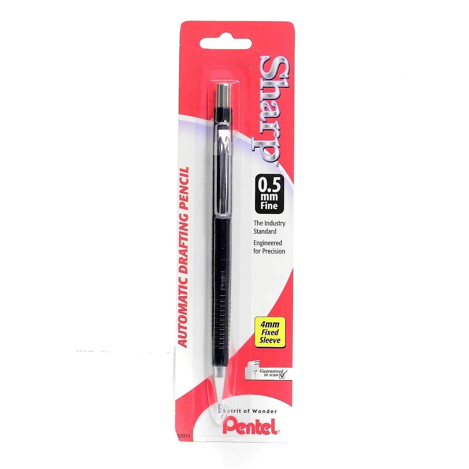 Pentel Sharp Mechanical Pencil 0.7mm #2 Medium Lead 4/Pack (63377-PK4)