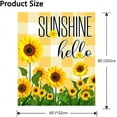 thumbnail image 2 of Sunflower Throw Blanket 60x80 Twin Yellow Plaid Summer Flower Throw Blanket Birthday Gifts for Couch Sofa Bed Soft Lightweight Camping Big Fuzzy Plush Fleece Blankets and Throws Blanket Decorative, 2 of 6