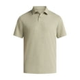 thumbnail image 5 of George Men's & Big Men's Double Knit Polo Shirt with Short Sleeves, Sizes S-3XL, 5 of 5