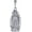 Silver, variant on Sterling Silver Virgin Mary Pendant Necklace Medallion with Diamond Cut Finish and Chain