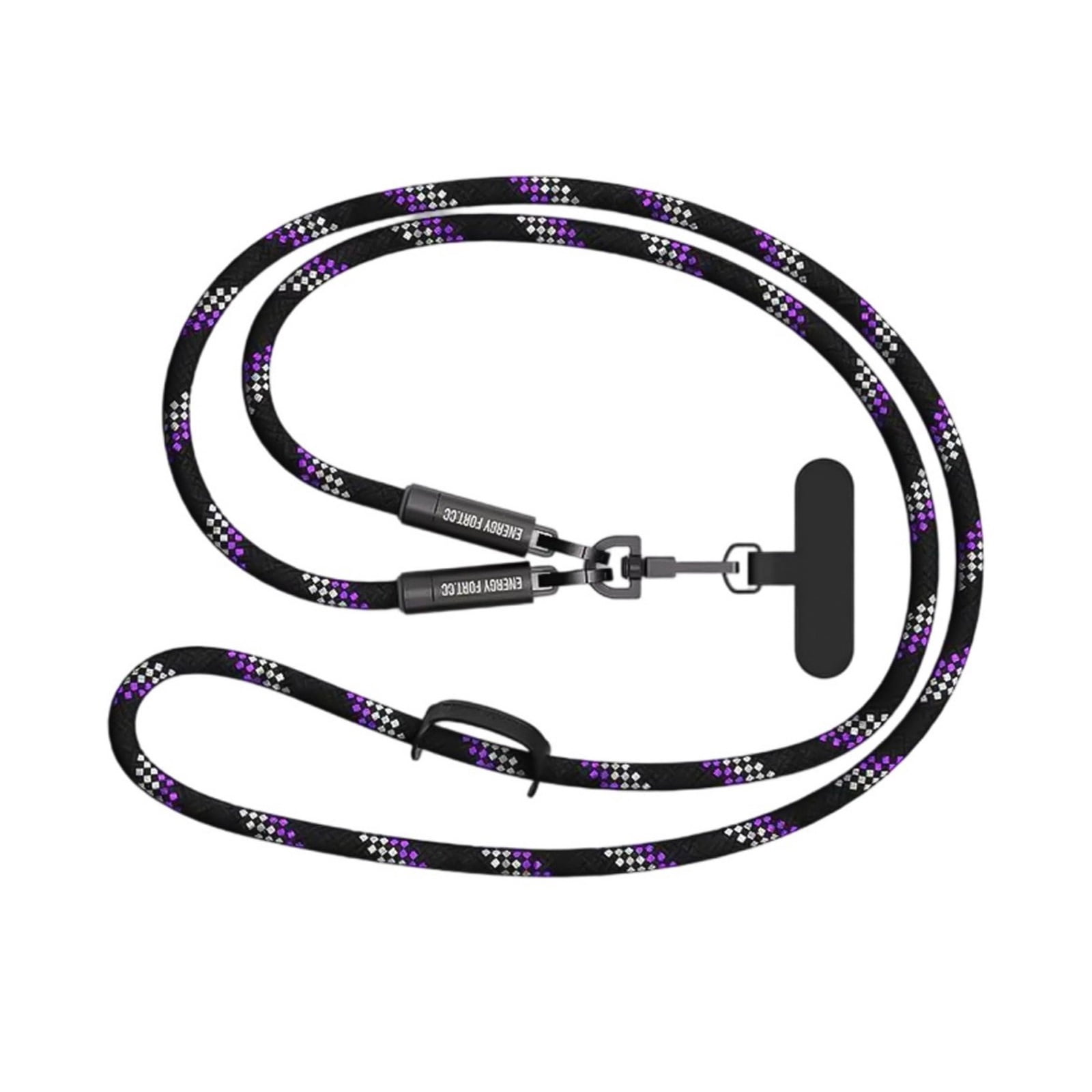 240W USB C Lanyard Cable Fast Charging Data Sync for S24 S23 Smartphone Wearable Crossbody Nylon Neck Straps Replacement
