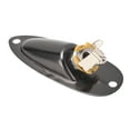 thumbnail image 1 of Metal Boat Style Guitar Input Jack With String Fixators, 6.35mm Jack, For Electric Guitars, 1 of 8