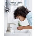 thumbnail image 2 of WB-61A32BN Centerset Bathroom Faucet With Drain Assembly, 2-handle Bathroom Sink Faucet, 2 of 6
