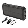 thumbnail image 3 of Banco de energía Solar 36800mAh carga rápida 3 USB cargador Solar portátil con luz LED para acampar al aire libre 5V 3A, 3 of 8